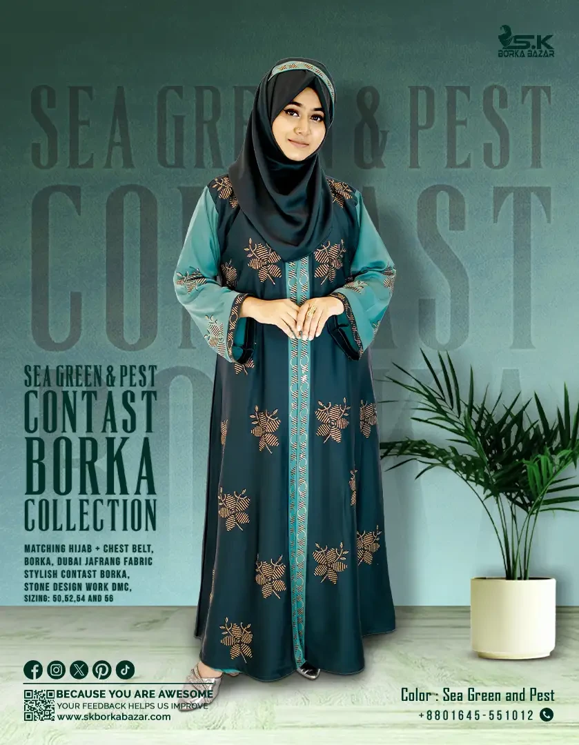 Stylish Contast Borka Collection