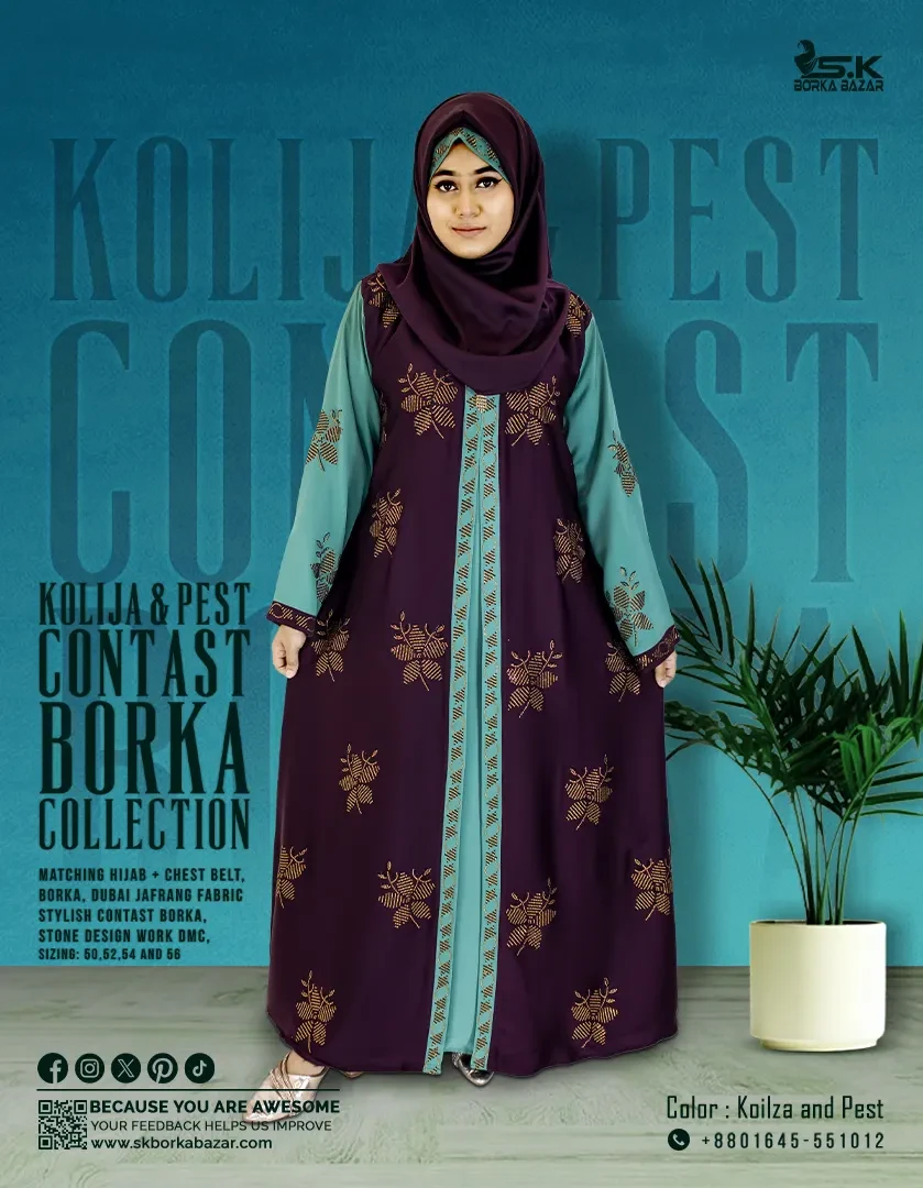 Stylish Contast Borka Collection