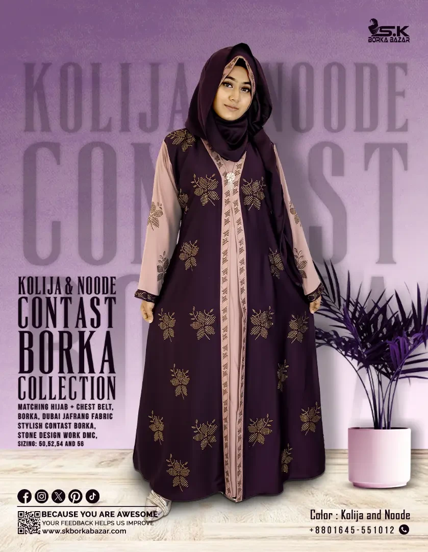 Stylish Contast Borka Collection