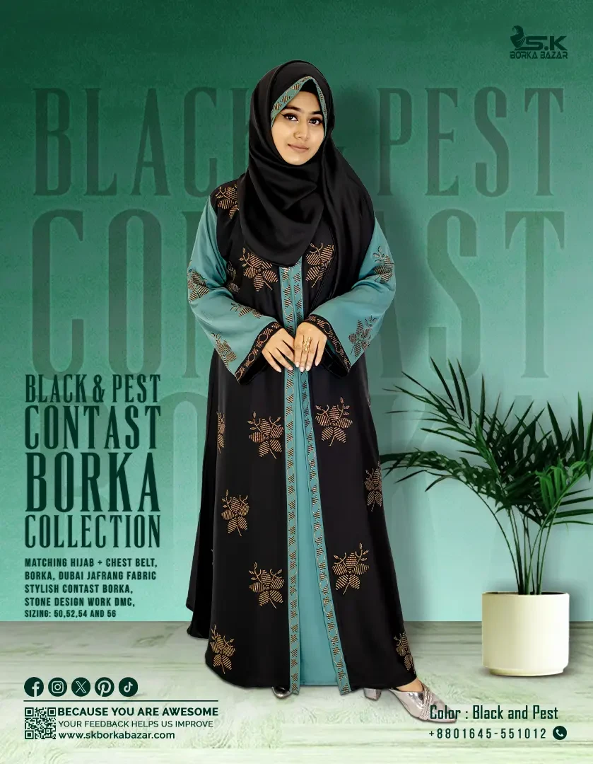 Stylish Contast Borka Collection